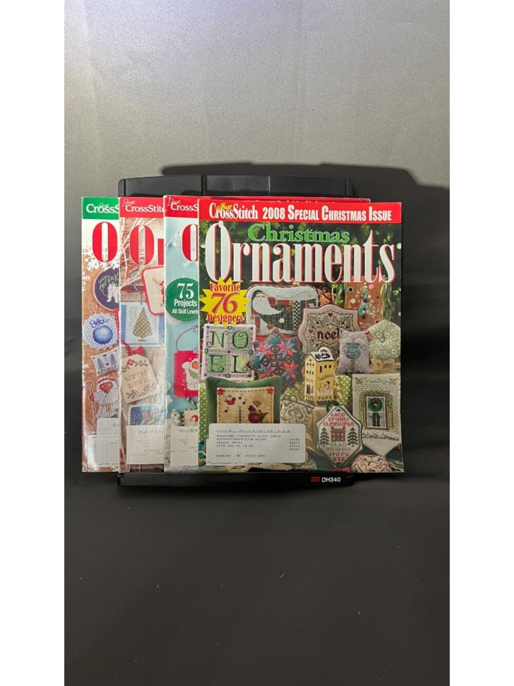 Just CrossStitch Christmas Ornaments Magazines Bundle
